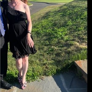 Black cocktail dress